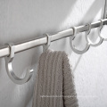 Stainless Steel Length Wall Mounted Double Bath Towel Bar Bathroom Accessories Towel Shelf Towel rack